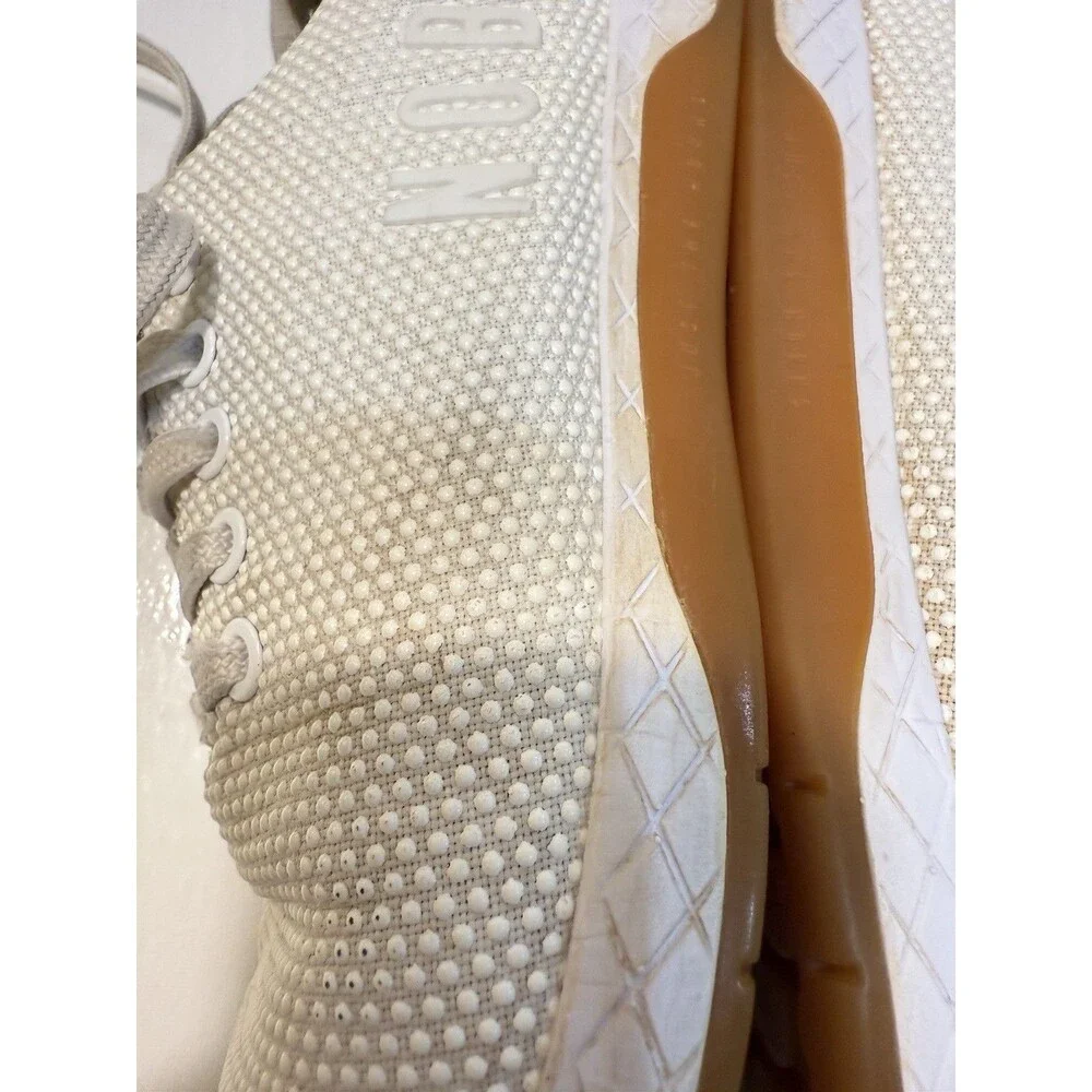 NOBULL Impact Superfabric Outwork Edge Trainer Women's 7 White Athletic Sneakers